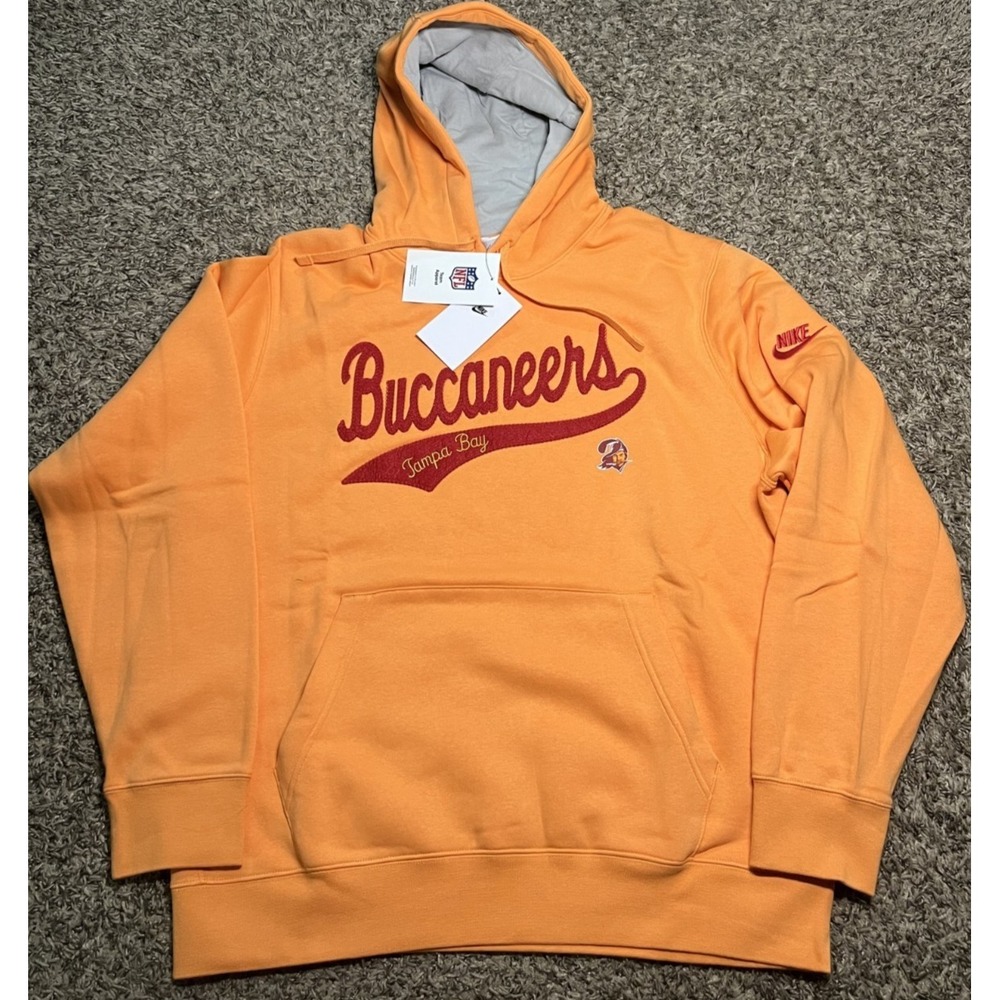 NEW Nike Tampa Bay Buccaneers Rewind Hoodie Embroidered Sweatshirt (Medium)